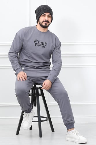 طقم رجالي شتوي كاجوال بأرجل ضيقه