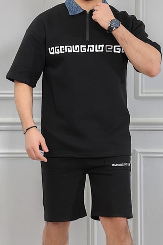 طقم رجالي اوفر سايز شورت - طقم شورت رجالي اوفر ساي...