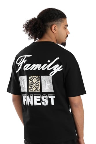 تيشرت رجالي صيفي اوفر سايز بطباعة عصرية مميزة