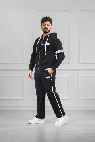 طقم رجالي شتوي دبل كاب فرو بسحاب