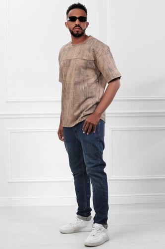 تيشرت رجالي اوفر سايز - تيشرت رجالي اوفر سايز مطبو...