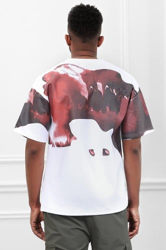 تيشرت رجالي اوفر سايز - تيشرت رجالي اوفر سايز مطبو...