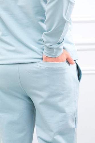 طقم رجالي شتوي كاجوال بأرجل ضيقه