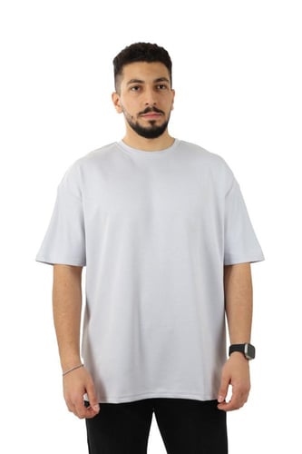 تشيرت رجالي مقاس جامبو حجم كبير سادة