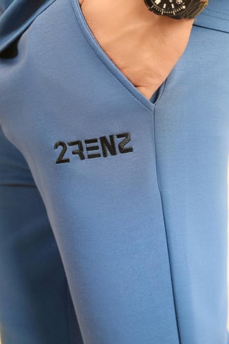 طقم رجالي أوفر سايز نص كم بنطال طويل