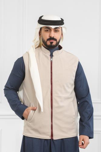 صدرية رجالي شتوي دبل فيس سحاب و جيب