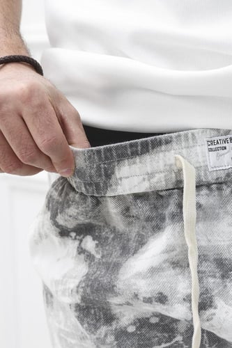 بنطلون رجالي واسع بقصة واسعة - بنطلون رجالي واسع ب...