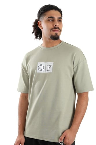 تيشرت رجالي صيفي اوفر سايز بطباعة عصرية مميزة