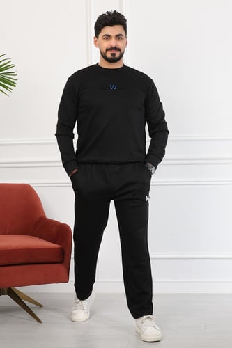 طقم رجالي شتوي مكون من سويت شيرت وبنطال