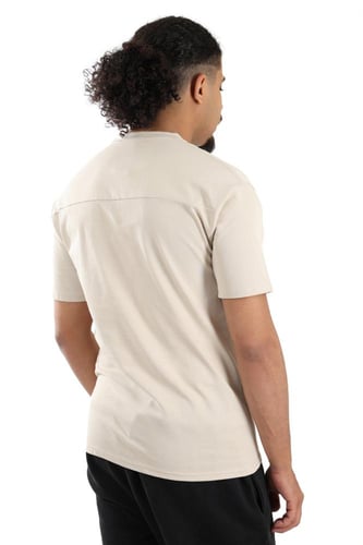 تيشرت رجالي صيفي اوفر سايز بكتابة على الأطراف