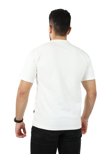 تيشرت رجالي صيفي اوفر سايز بطباعة كتابة و حرف N كب...