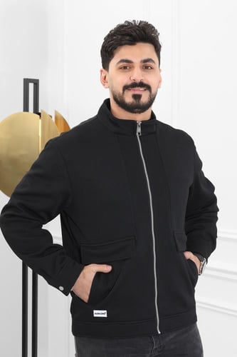 جاكيت رجالي شتوي كلاسيكي انيق مزود بجيب كبيرة