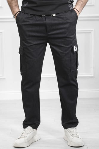 بنطال رجالي مزود بجيوب