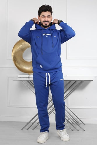 طقم رجالي شتوي قطن بمقاس واسع