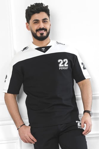 طقم رجالي صيفي كاجوال اوفر سايز بنطال طويل