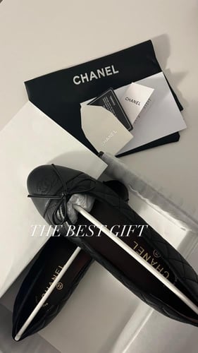 chanel flat black