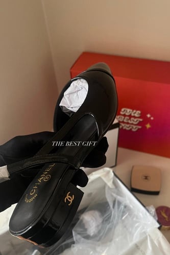 Slingback chanel black