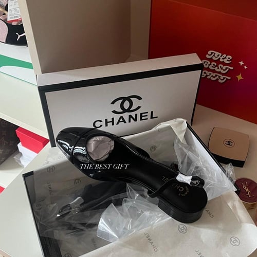 Slingback chanel black