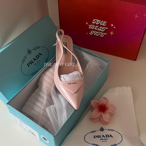 pink PRADA heels