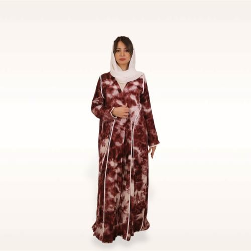 عنابي مموج
