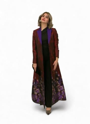 Violet Flower Blazer