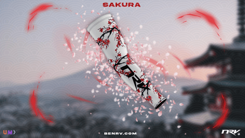 NRV Arm Sleeve Sakura Red