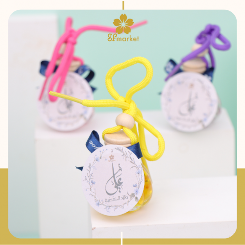 توزيعات حبة فواحة مع الورد والثيم