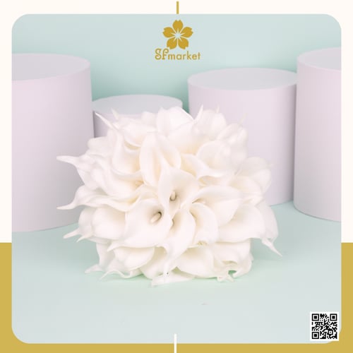 مسكة عروس ورد صناعي M1241