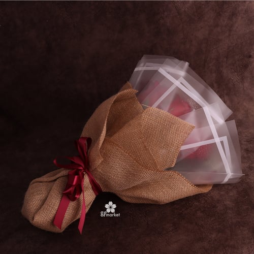 باقة ورد طبيعي مع التغليف NF012