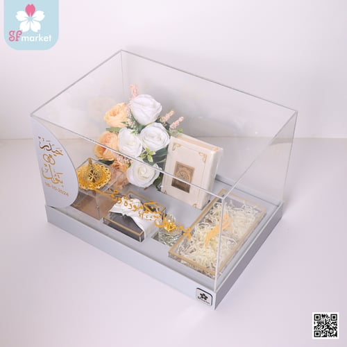 صندوق مهر إكرليك مع طباعة الاسماء DB033