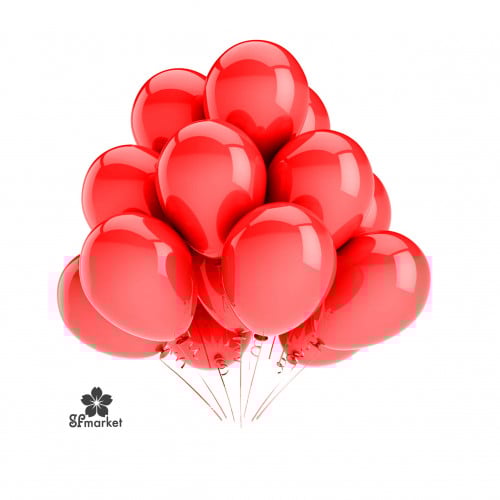 بلون هليوم لون أحمر للحبة الواحدة