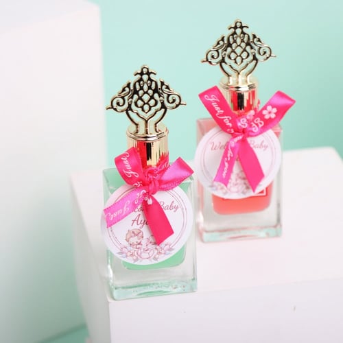 توزيعات عطر ميني مع الثيم 6 حبات