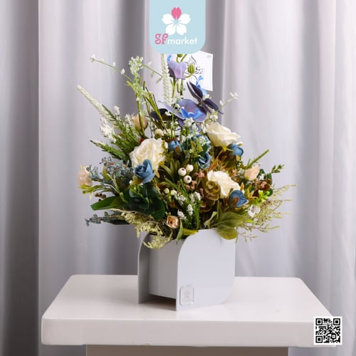 باقة ورد صناعي AF076