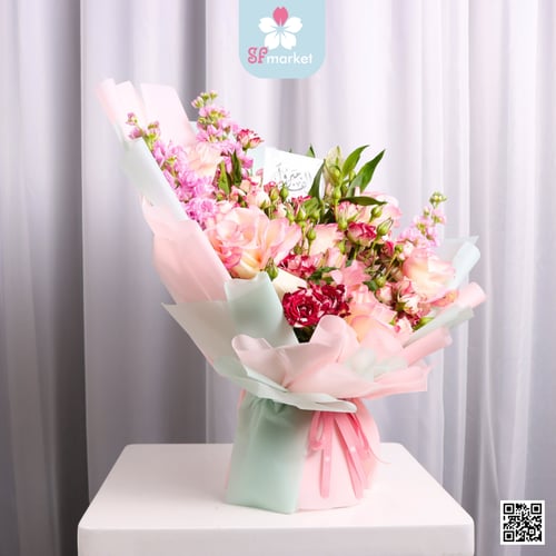 باقة ورد طبيعي NF097