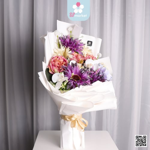 باقة ورد صناعي AF050