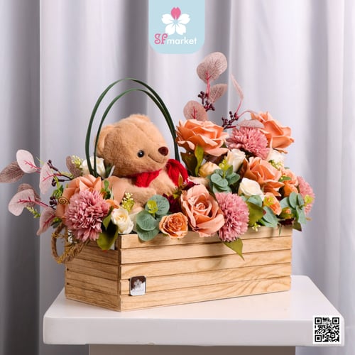 باقة ورد صناعي AF071