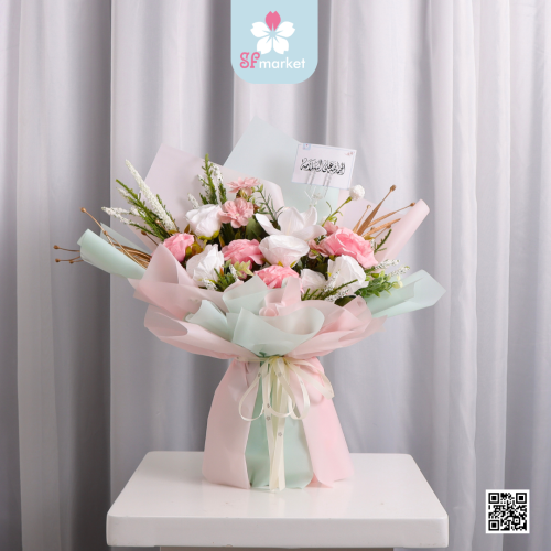 باقة ورد صناعي AF083