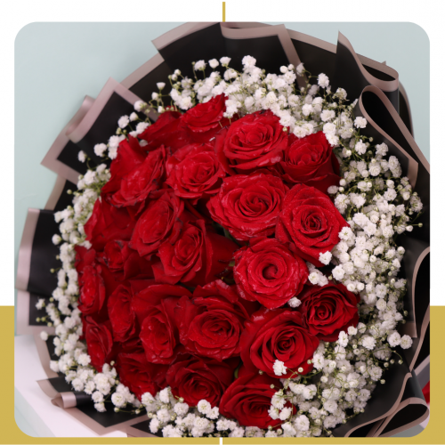 باقة ورد طبيعي لف سولفان NF026