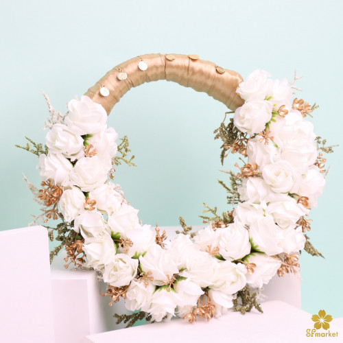 مسكة عروس ورد صناعي M1221