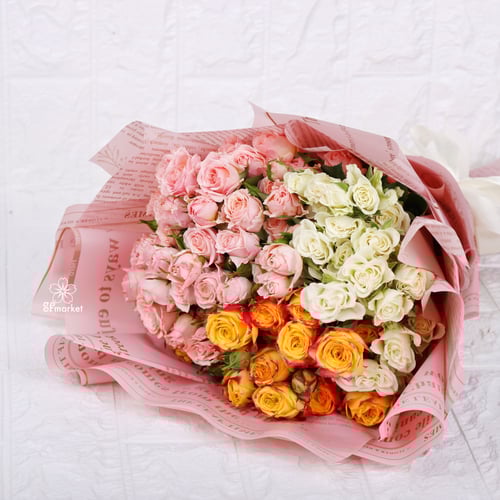 باقة ورد طبيعي لف سولفان NF016