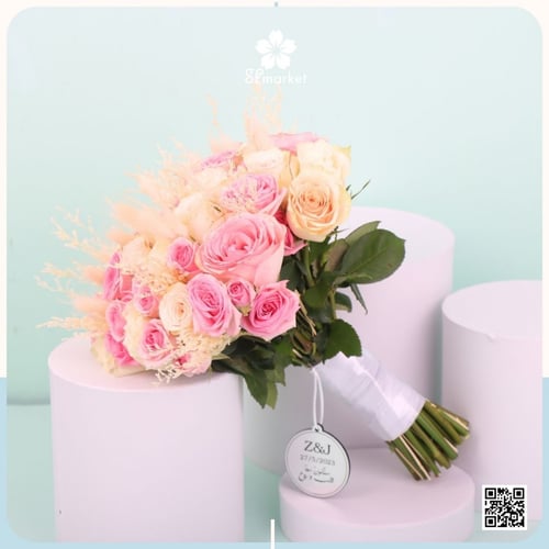 مسكة عروس ورد طبيعي M1254