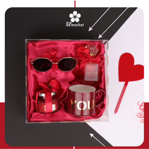 بوكس هدية أكرليك نسائي مع هدايا مميزة B097