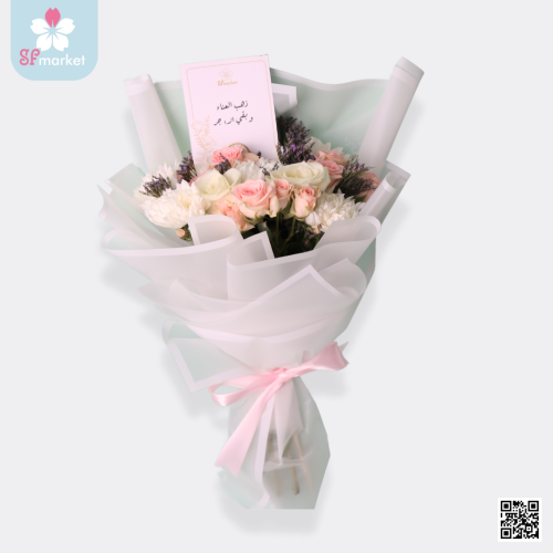 باقة ورد طبيعي بنك NF052