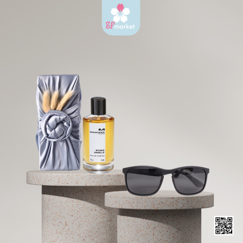 عطر Mancera Roses Vanille مع نضارة شمسة MG042