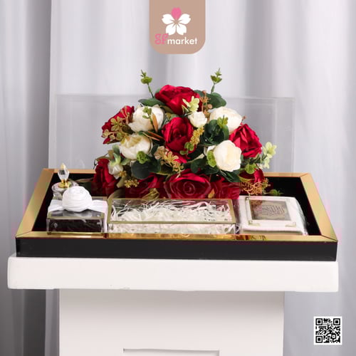 صندوق مهر إكرليك مع طباعة الاسماء DB029