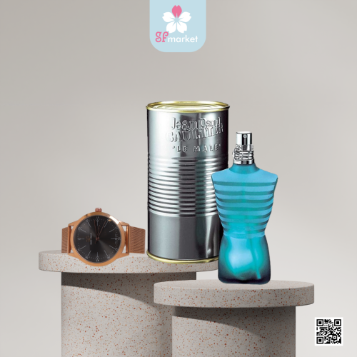 بوكس عطر Jean Paul Gaultier Le Male وساعة يد عصرية...