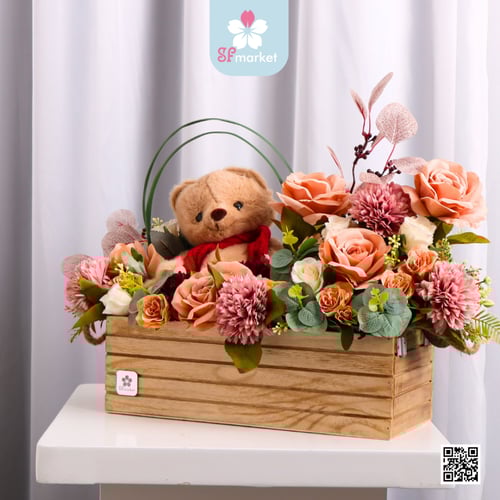 باقة ورد صناعي AF071