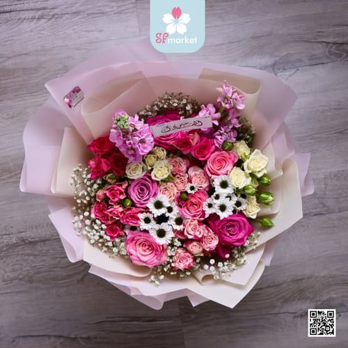 باقة ورد طبيعي NF099