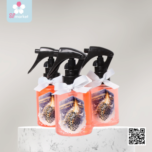 توزيعات 3 حبات مرشات عطريه مع التنسيق بثيم المولد