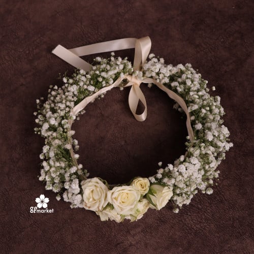 طوق ورد جبسو وبيبي روز Q007